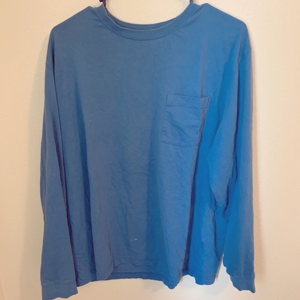Blue pocket long sleeve